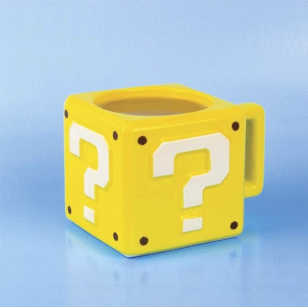 Paladone Super Question Block Shaped Mug